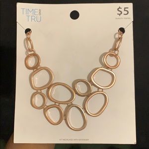 15” rose gold necklace with extender